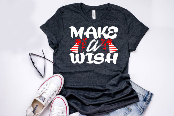 Christmas Quote Design, Make a Wish Graphics