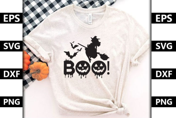 Halloween Quote Design, BOO: Graphics for T-Shirt Designs