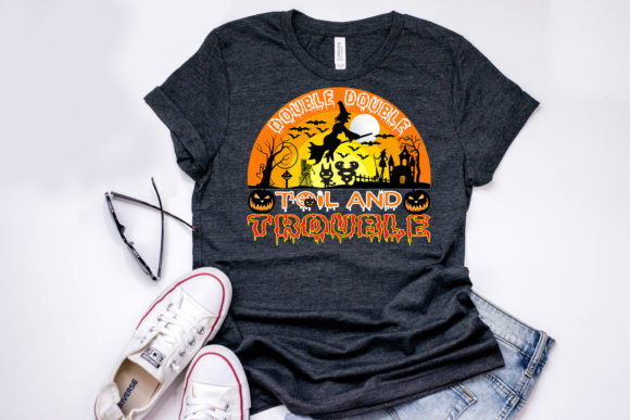 Halloween Quote Design: Double Double to Graphics & T-Shirt Designs