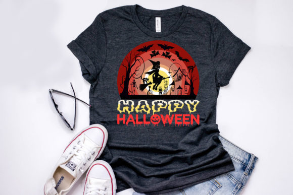 Halloween Quote Design: Happy Halloween Graphics & T-Shirt Designs