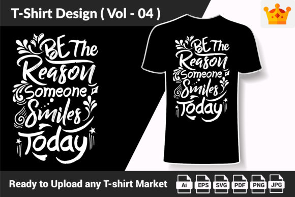 Motivational T Shirt Design Quote V04 Graphics & Print Templates